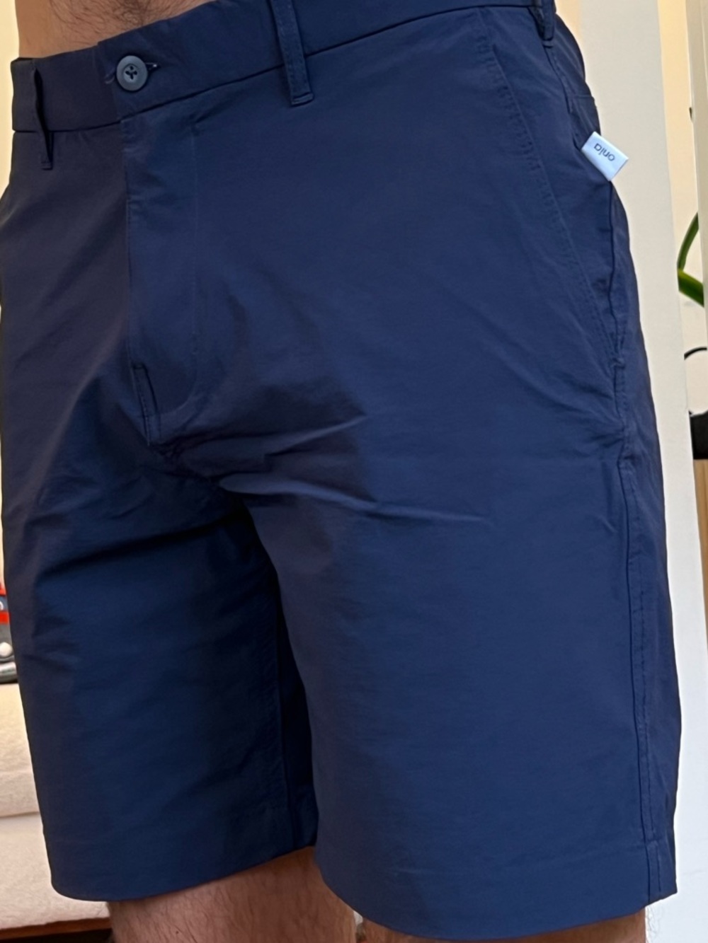 Onia Navy Flat-Front Performance Shorts